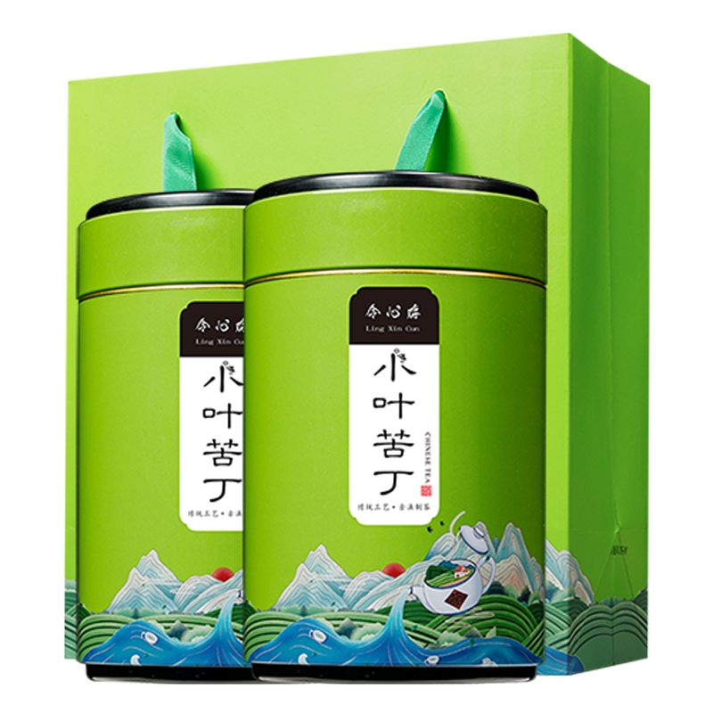痴福 米芽小叶苦丁茶特嫩芽头级四川青山绿水遇水复活茶新茶叶