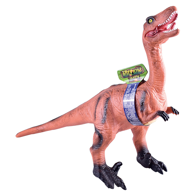 泰真软胶恐龙玩具仿真动物霸王龙充棉大号动物模型塑胶三角龙男孩女孩