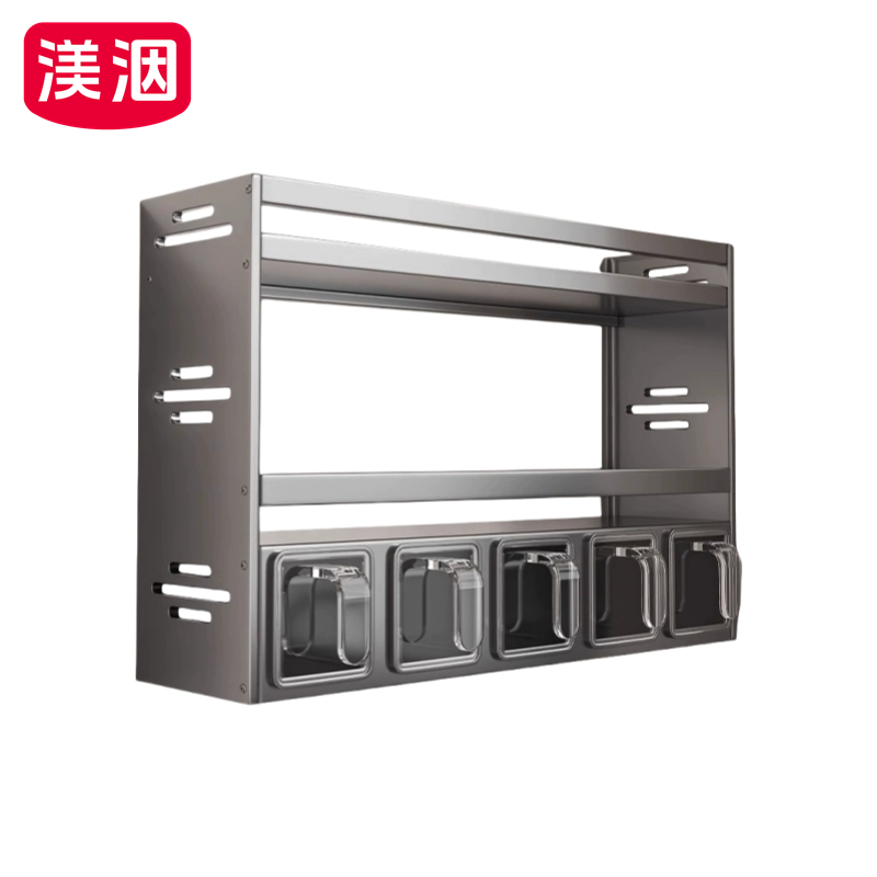 渼洇 调料收纳架 40*11*30cm 个高清大图