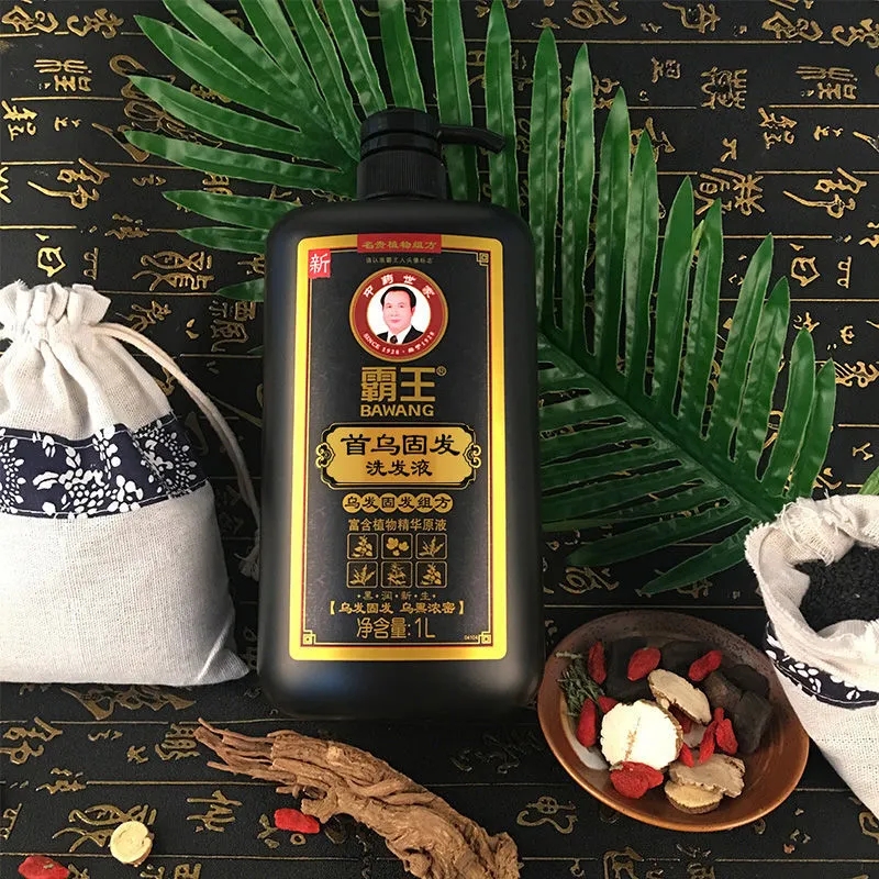 霸王首乌固发洗发液防脱发洗发水植物养发蓬松正品牌国货1L高清大图