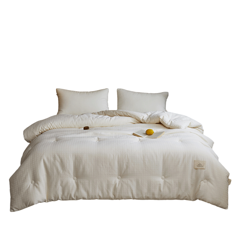 婵思 简约时尚生态棉大豆春秋被高清大图