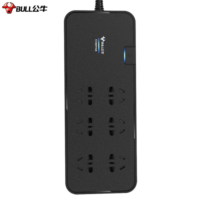 公牛(bull) GN-H3060抗电涌电源接线板插排 3米