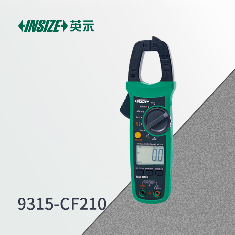 英示INSIZE交直流数字钳形表9315-CF210高清大图