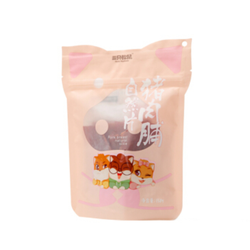 三只松鼠猪肉脯自然片香辣味450g(150g*3) 休闲小零食