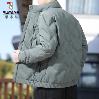 啄木鸟羽绒服男士2022新款轻薄白鸭绒冬装加厚保暖休闲棒球领外套