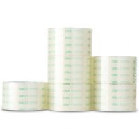 得力(deli) 30321 胶带 封箱胶带 透明胶带 宽6cm*40y打包胶带 6卷装 +得力800封箱器切割器1个