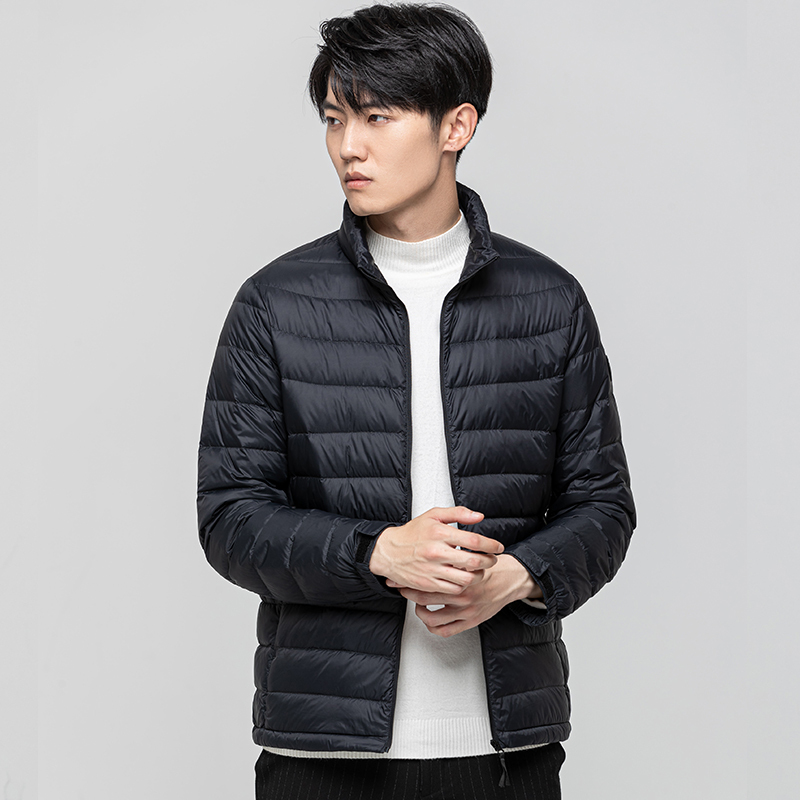 鸭鸭(yaya)男士羽绒服 鸭鸭(yaya)羽绒服男短款立领外穿保暖修身羽绒