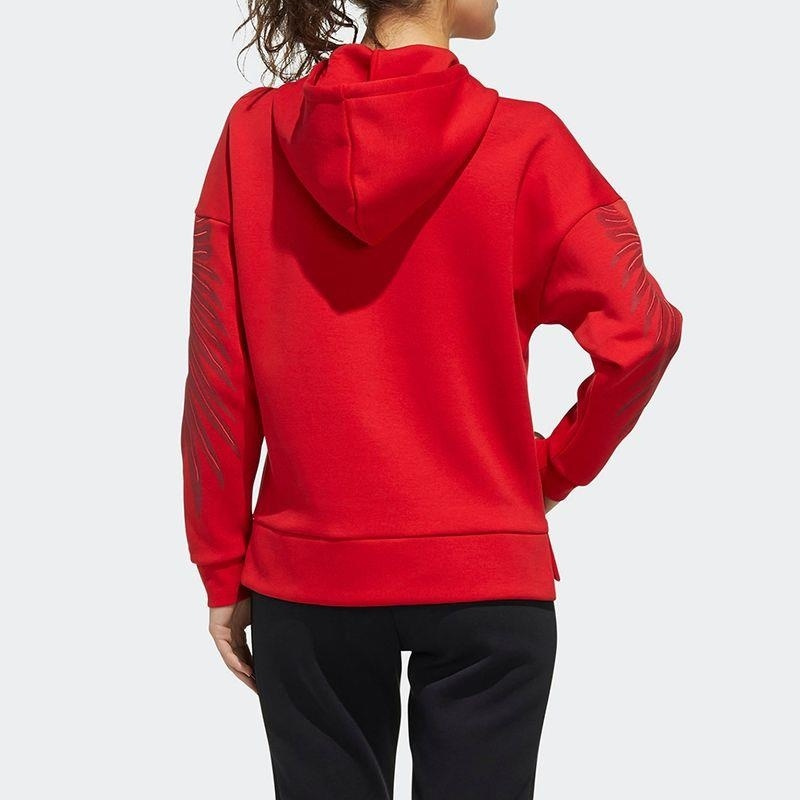 ADIDAS阿迪达斯连帽卫衣运动休闲舒适女装套头衫GG0772 Z