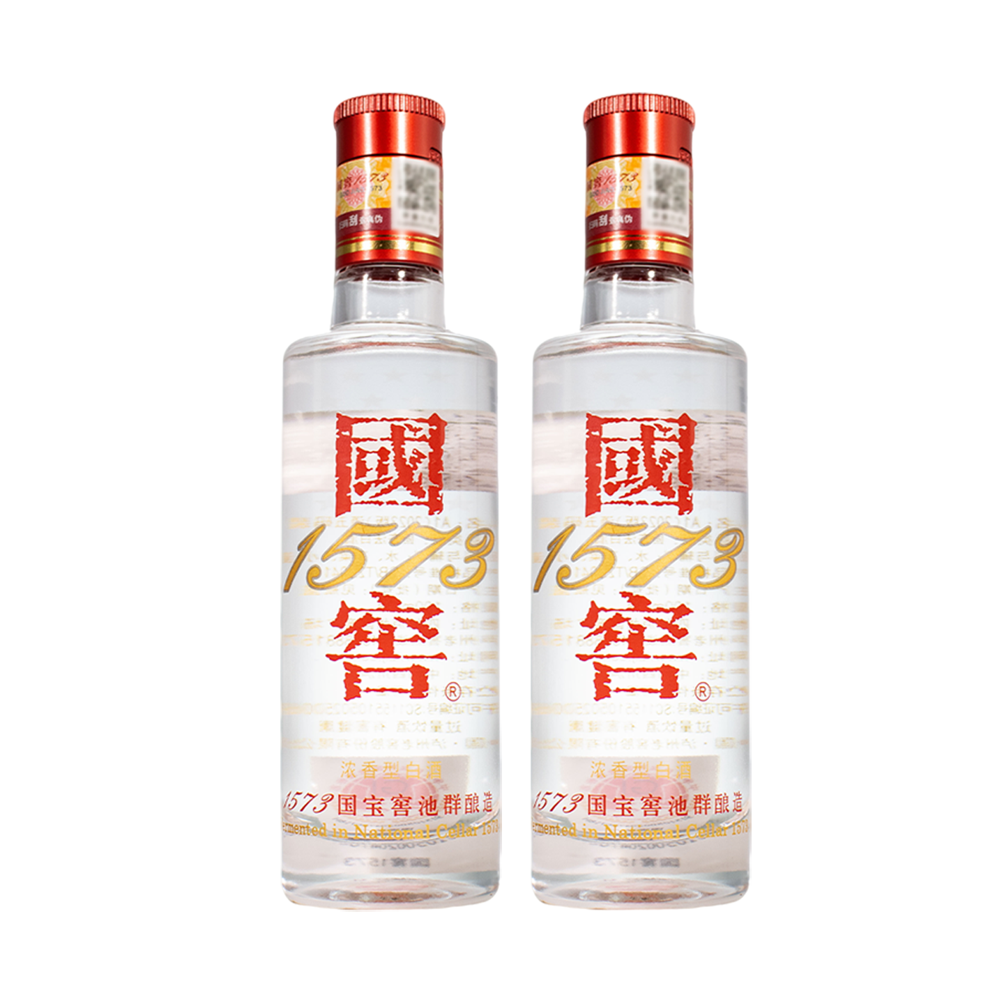 泸州老窖 国窖1573 52度100ml*2 浓香型白酒高清大图