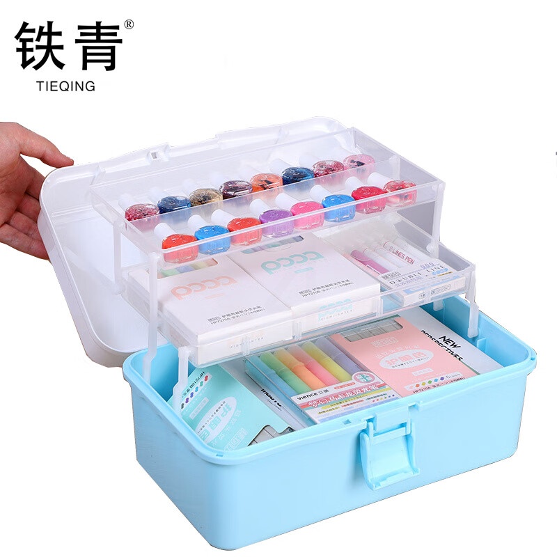 铁青折叠工具箱L2 个高清大图