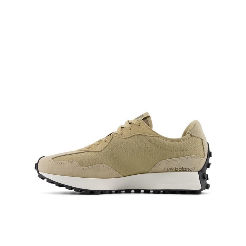 新百伦(New Balance)低帮系带跑鞋天然皮革拼接网眼橡胶底运动鞋