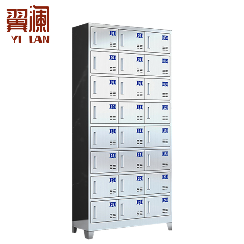 翼澜 不锈钢碗柜24门 台高清大图