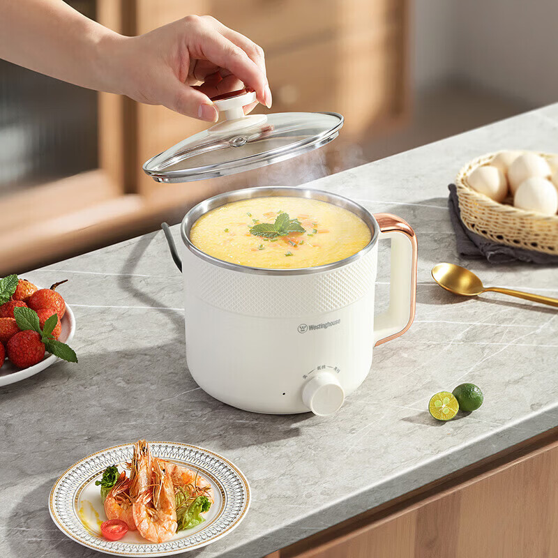 西屋(WESTINGHOUSE) 多功能电煮锅 上蒸下煮多用途1.5L WZG12L13高清大图