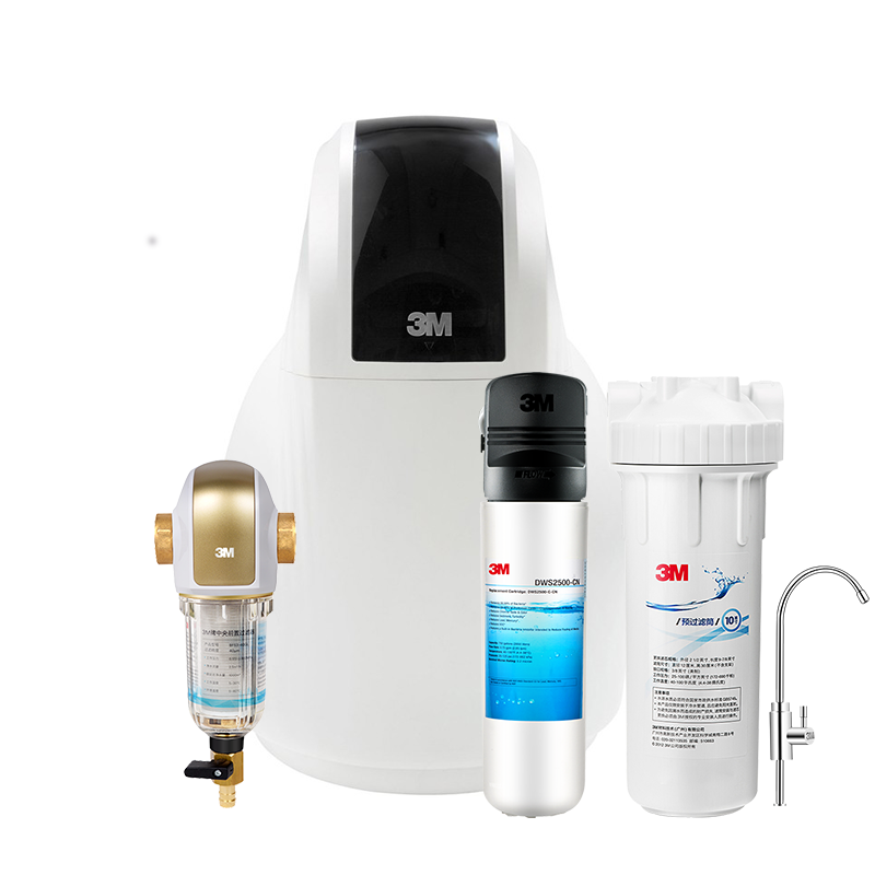 3M净水器DWS2500-CN全能型+3M软水机SFT150+前置BFS3-40GL 净水套餐