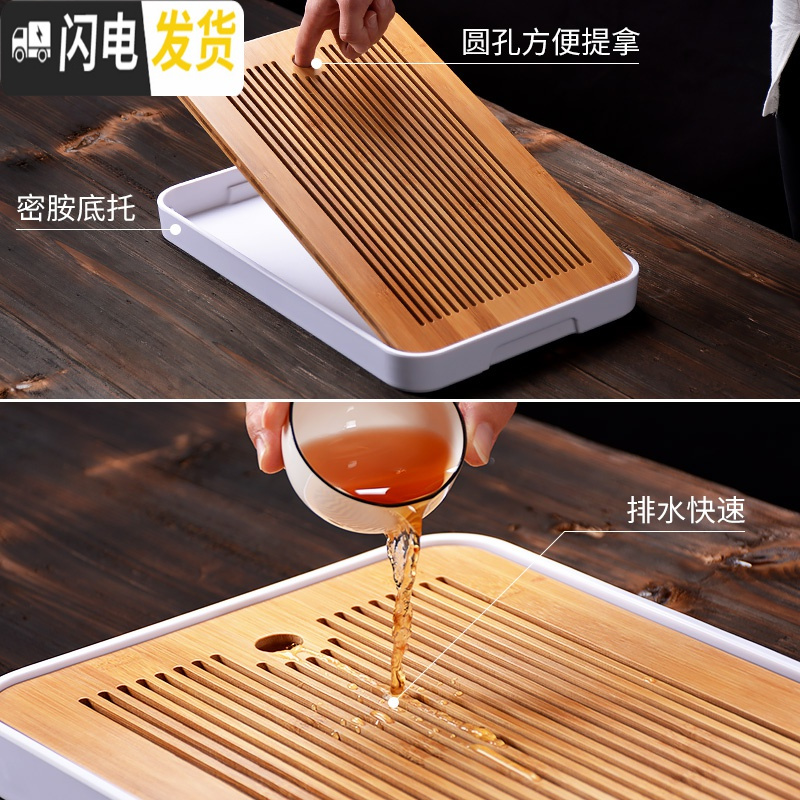 三维工匠功夫茶具套装德化白瓷盖碗家用简约整套陶瓷喝茶壶六杯办公室会客 [款]白瓷盖碗9头套组