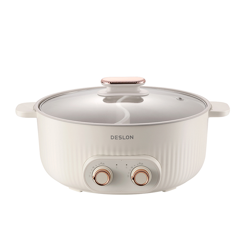 德世朗(DESLON)--鸳鸯电火锅 多功能锅涮肉电煮锅火锅家用电锅 DDQ-HG118!高清大图