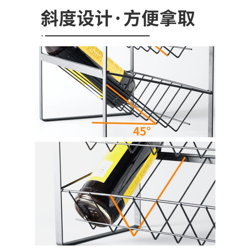 厨房调料置物架油盐酱醋瓶调味品台面落地多层家用收纳架子收纳层架 三维工匠高清大图