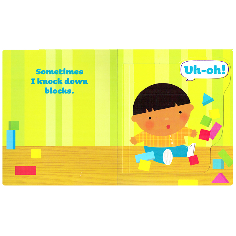 [正版]噢 很抱歉 英文原版进口 Uh-oh! I’m Sorry 礼貌行为指导翻翻书纸板 色彩丰富 0-3岁启蒙宝宝高清大图