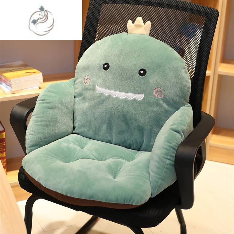 舒适主义坐垫靠垫一体宿舍大学生屁垫椅子办公室座垫靠背座椅护腰靠背