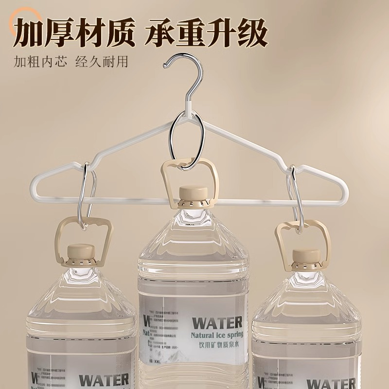 [补贴10%]衣架家用挂衣无痕防滑晾衣架学生宿舍用防肩角晒衣撑凉大衣服架子高清大图