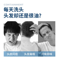 阿道夫男士茶树精油香氛控油清爽洗发水套装900ml (洗发液450ml +洗发液450ml )赠170ml