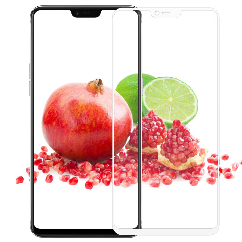 [买2送手机壳]轻万适用oppoa5钢化膜全屏玻璃贴膜丝印黑色oppo手机保护膜高清大图