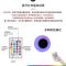 LED现代简约蓝牙卧室吸顶灯智能房间圆形客厅创意家用音乐婚房灯 无蓝牙款：繁华似锦普通三色