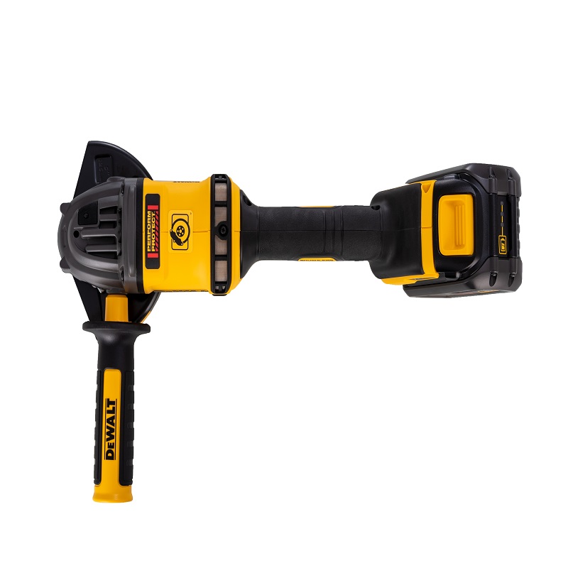 得伟重载型60V锂电无刷磁浮角磨机DCG414-6X1