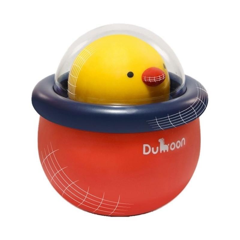 小萌鸡不倒翁幼儿童益智平衡教学练习音乐铃铛玩物早教摇铃玩具绿色