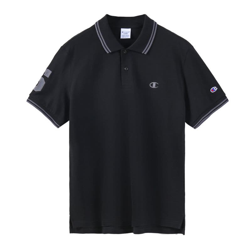 Champion 男士时尚休闲小C-LOGO经典夏装港风潮短袖运动POLO衫 C3-P342图片