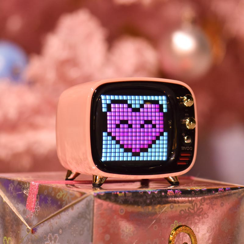 Divoom Tivoo像素电视蓝牙音箱 粉色