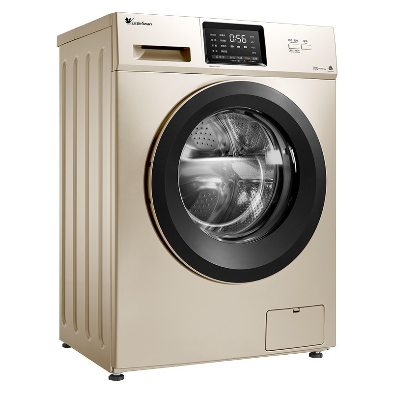小天鹅littleswan滚筒洗衣机全自动8公斤kg超薄家用变频tg80vt712dg5