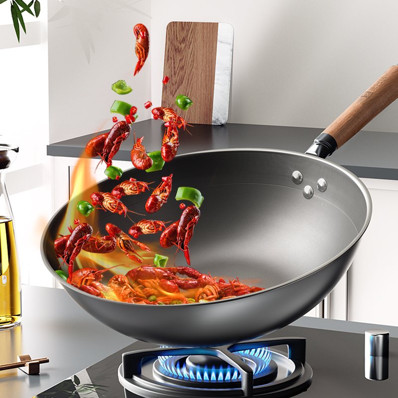 康巴赫 仿生不粘铁锅套装32cm高清大图