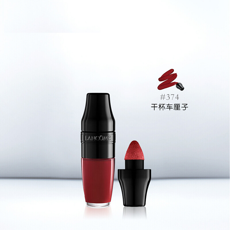 兰蔻（LANCOME）兰蔻摇摇乐空气轻垫唇油6.5ML唇釉唇彩口红豆沙 374