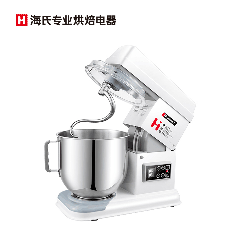 海氏(hauswirt) 厨师机M6 白色和面机商用多功能低音 鲜奶揉面机全自动米白