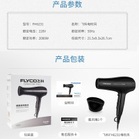 飞科(FLYCO) 电吹风 FH6231电吹风筒 2000w 6档可调 大功率 健康柔风模式 家用 发廊 吹风筒