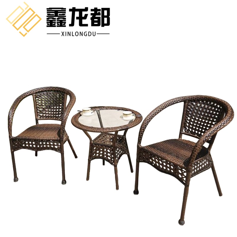 鑫龙都户外桌椅150*90*75cm+6椅高清大图