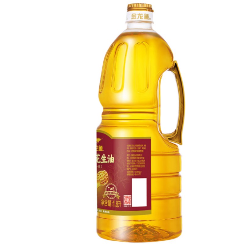 金龙鱼黄金比例零反式脂肪酸一级压榨纯正花生油 1.8L