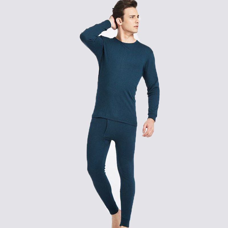 threegun三枪舒肤棉圆领男秋衣秋裤内衣套23241视频