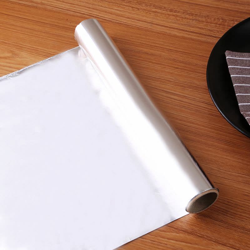 洁成经济装烧烤用具铁板烧铝箔/锡纸 烧烤箱用30cm*10m图片