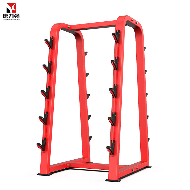 康力强KLQ971商用悍马系列固定杠铃架杠铃杆存放架健身房辅助器械高清大图