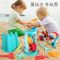 加厚款沙滩9件套 儿童沙滩玩具套装宝宝戏水玩沙挖沙决明子沙漏大号铲子沙滩桶工具