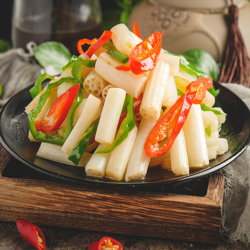 广龙食品洪湖酸辣藕带400g袋1秒上桌的开胃凉菜新鲜脆爽酸辣可口