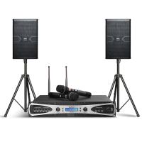 爱浪(AvliGHT)MK820-12专业会议演出KTV音箱套装家庭影院音响无线话筒