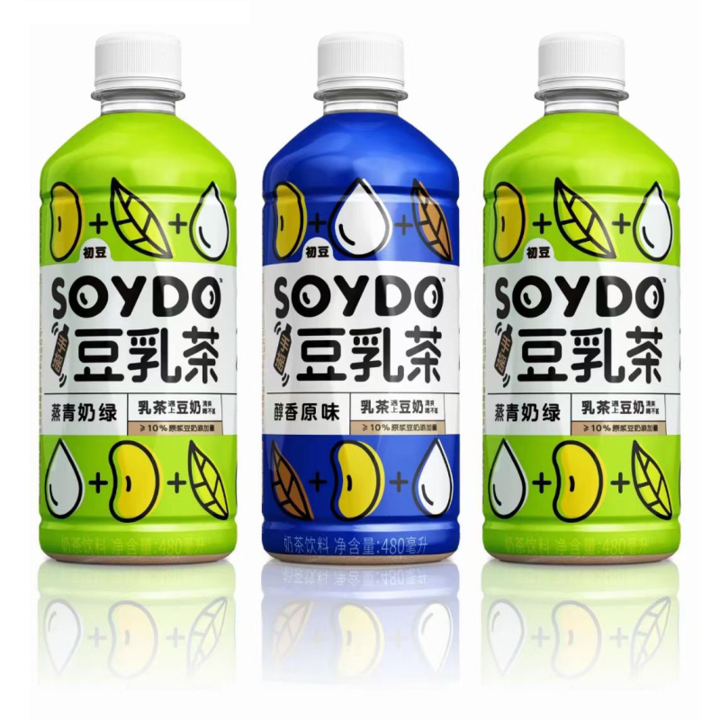 达利园手摇豆乳茶480ml大瓶装手摇豆乳茶奶茶饮料网红原味抹茶视频