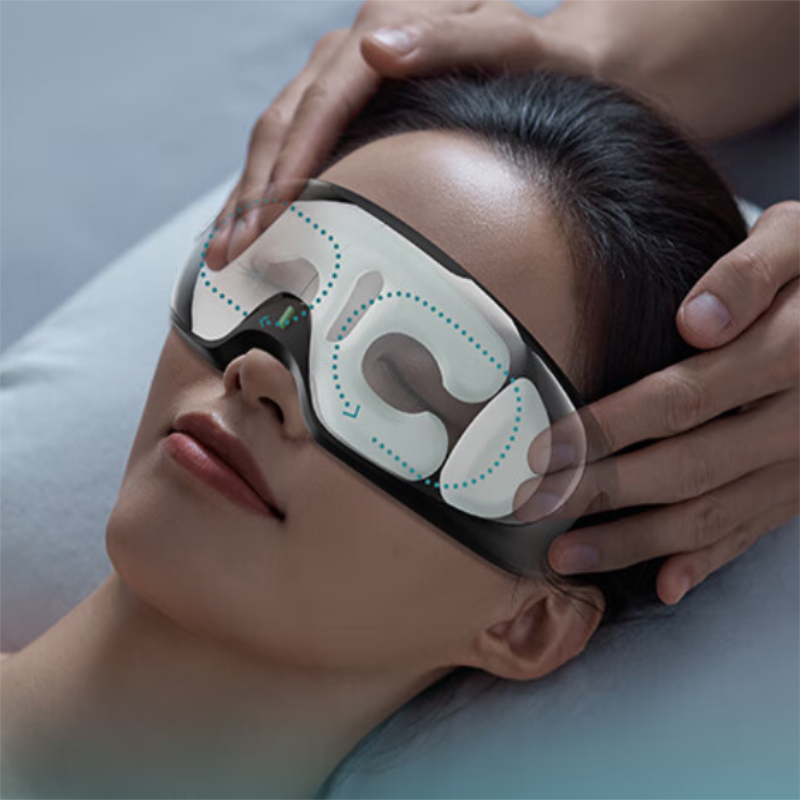 飞利浦(PHILIPS)眼部按摩仪 气囊包裹热敷按摩眼罩 眼部疲劳按摩器 护眼仪可视化眼睛热敷仪 实用节日礼品 PPM高清大图