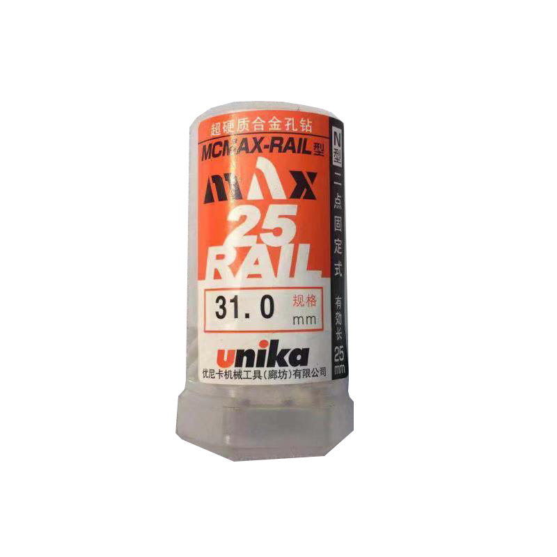 优尼卡(unika)空心钢轨钻头25N-31mm 超硬质合金开孔器