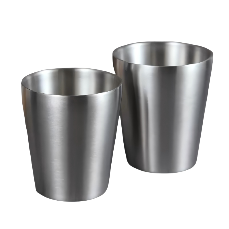 酷美智悦 304不锈钢双层杯300ml KM-BH612 个高清大图