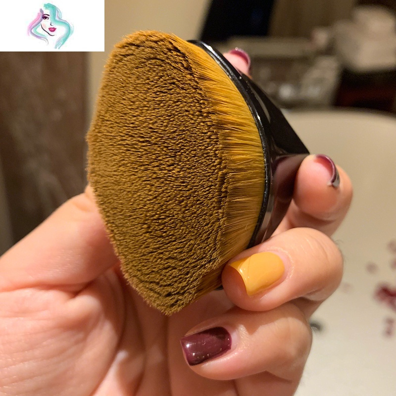 无痕便携粉底刷55号粉底液刷扁头遮瑕刷化妆刷平头刷不吃粉花瓣刷你