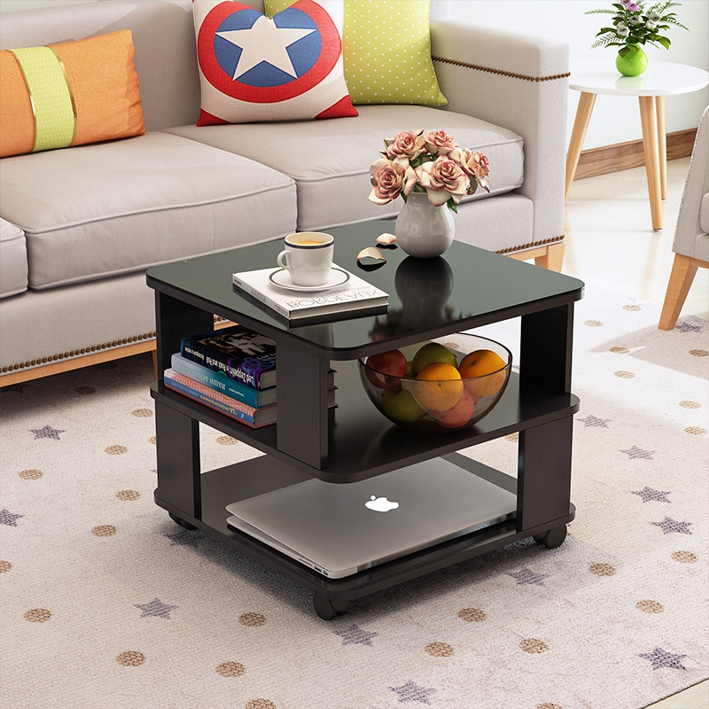 小茶几简约迷你小户型客厅正方形茶几沙发古达边几角几小方几小方桌子